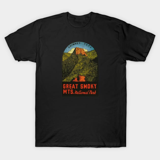 Great Smoky Mountains T-Shirt by Midcenturydave